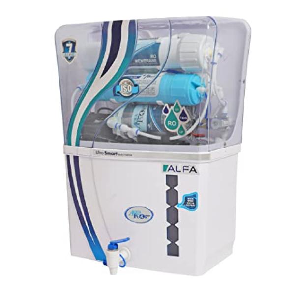 Aqua Flow ALFA RO + UV + UF + TDS Control + Alkaline in Tank Water Purifier