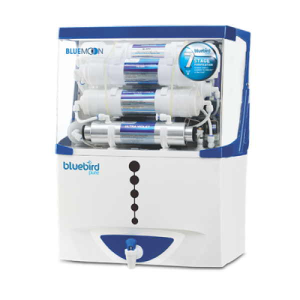 Bluebird Bluemoon RO + UV + Alkarich Technology With 7 Stage Water Purification